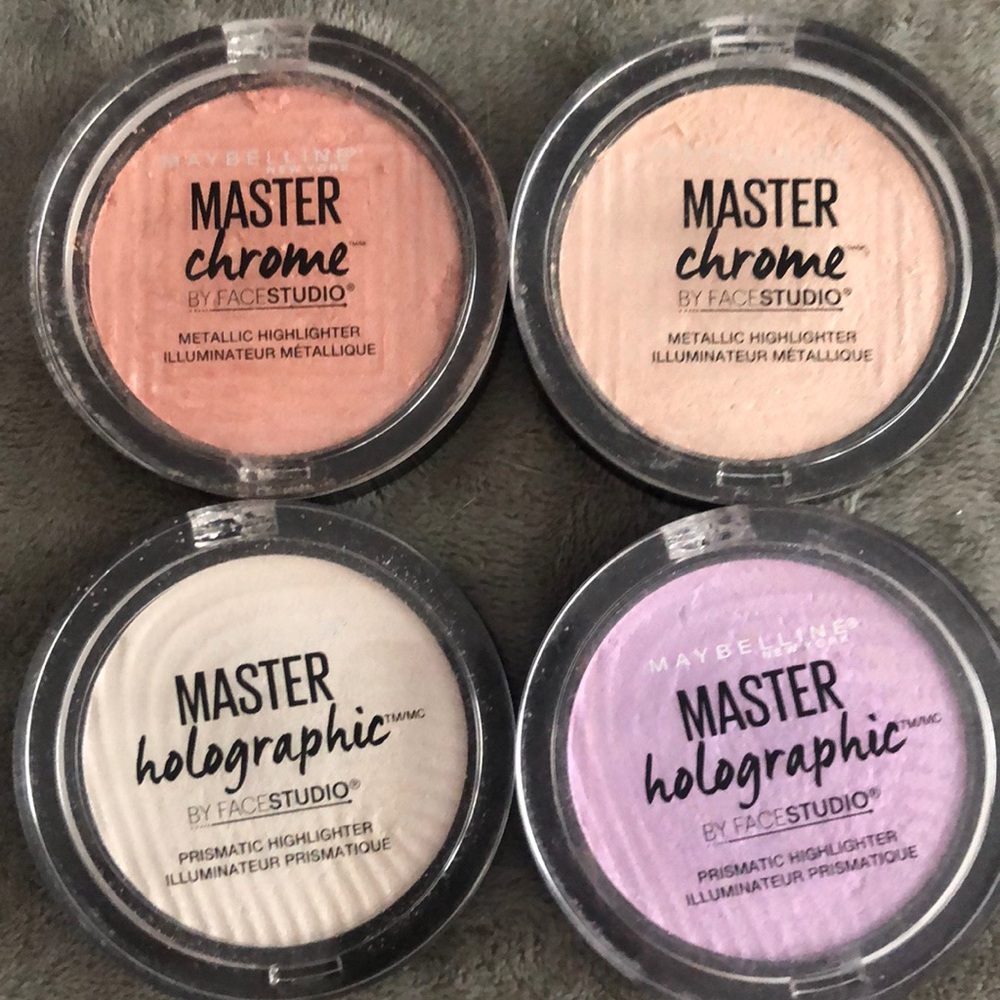 Bundle of 4 Maybelline highlighters